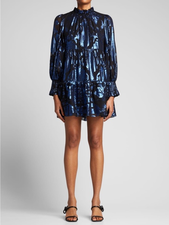 Alice + Olivia Dresses & Skirts - Alice + Olivia Marella Tiered Burnout Mini Dress